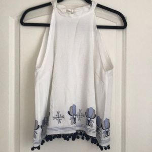 Flowy White Tank Top